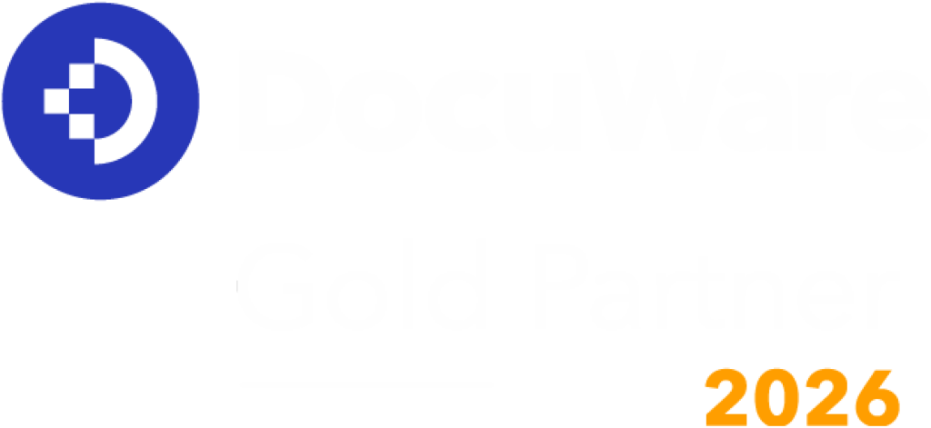 Logo DocuWare Gold Partner